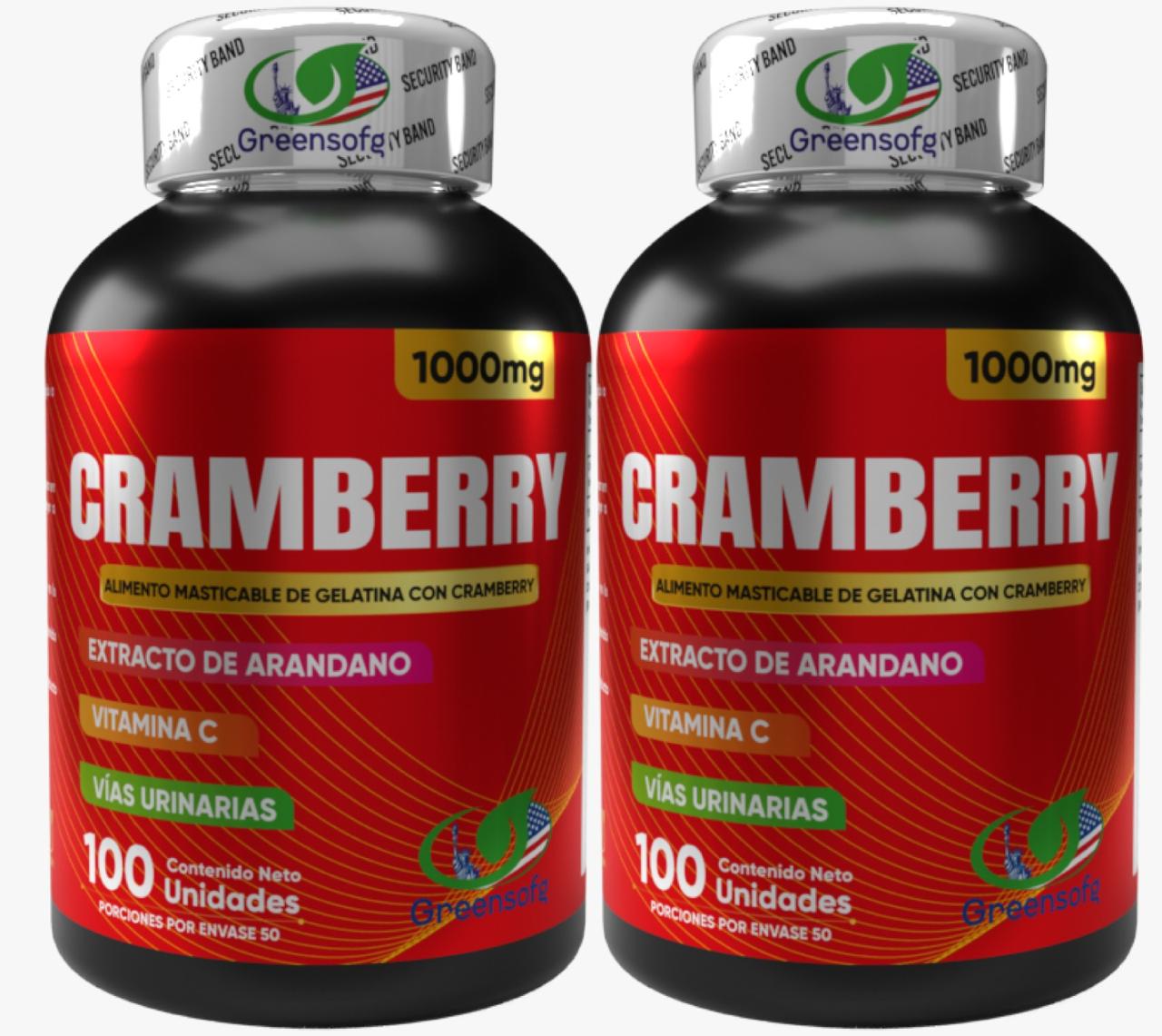 Cramberry softgel con invima x2